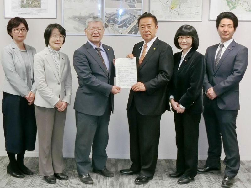 日本共産党新座市議団が２０１９年度の予算要望