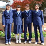 新座六中 女子制服にパンツスタイル導入（写真＝市教育委員会提供）