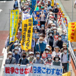 オール埼玉総行動 北浦和公園５５００人がデモ 「立憲主義を取り戻す！戦争させない！９条こわすな！」